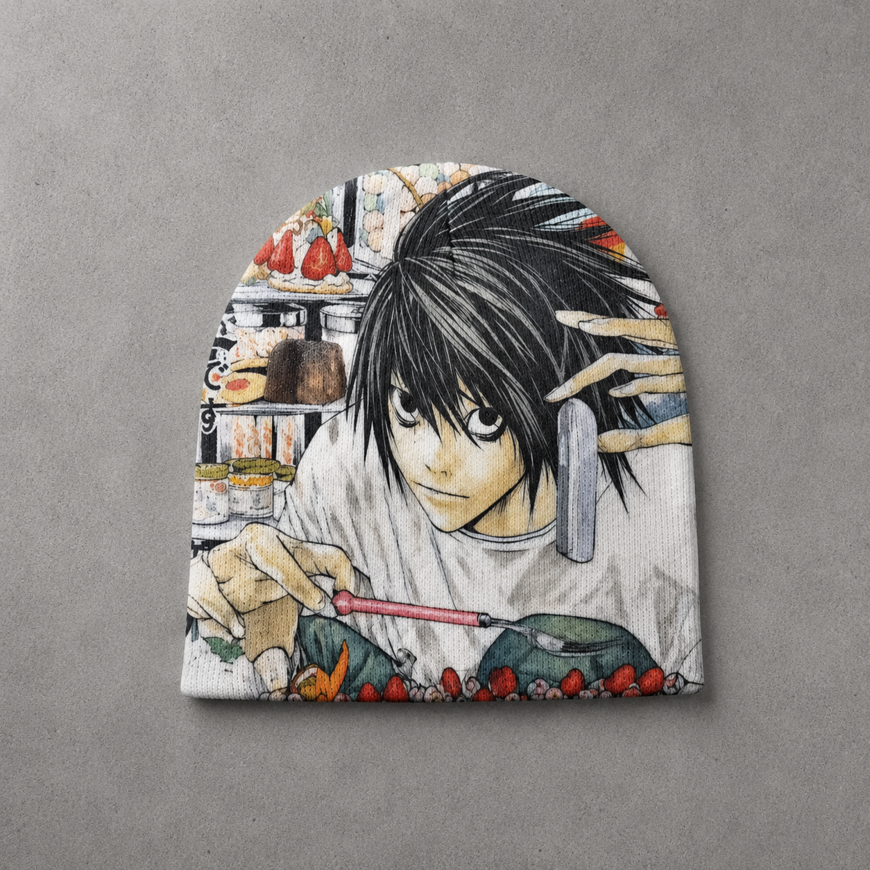y2k death note beanie