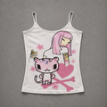tokidoki y2k grunge baby tee