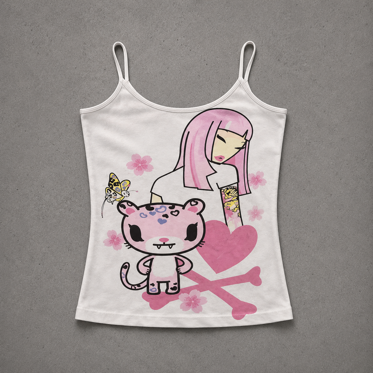 tokidoki y2k grunge baby tee