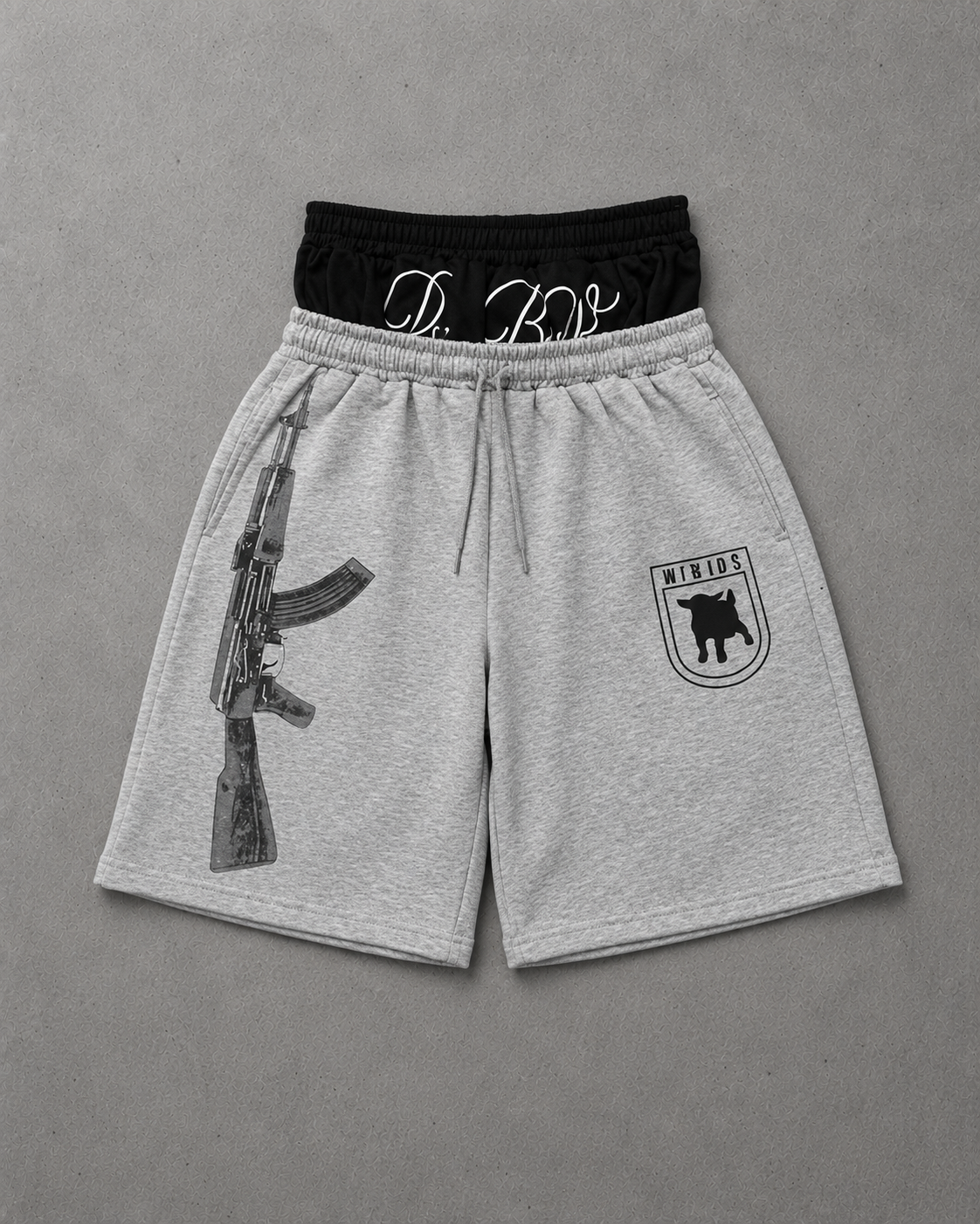 ak layered sweat shorts